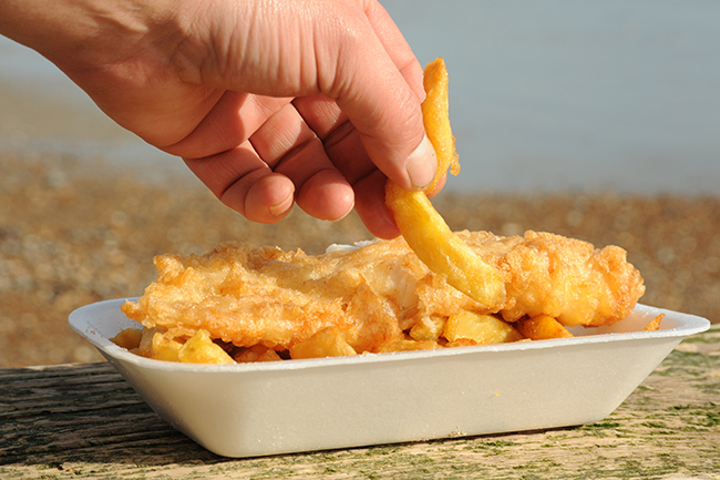 Fish and chips, and microplastics