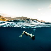 Kimi Werner professional freediver. Photo Perrin James