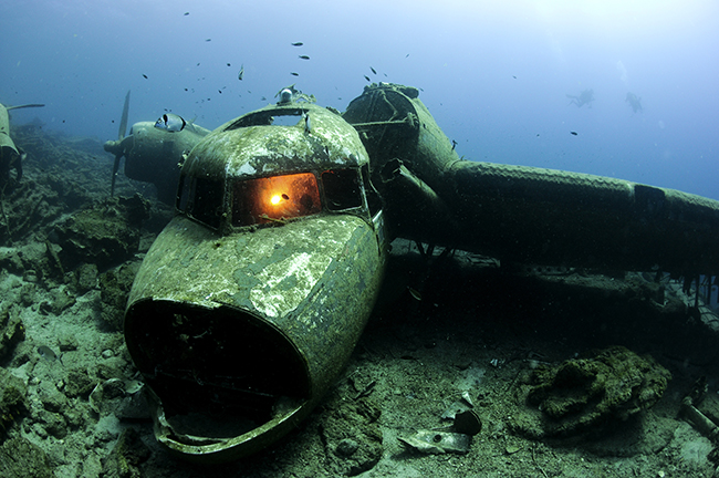 Bodrum plane wreck - Diving in Turkey