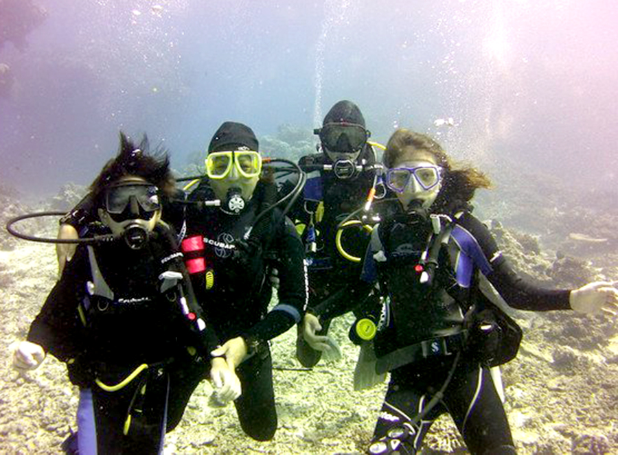 mcclure family diving