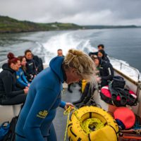 PADI Freediver Instructor, on a boat