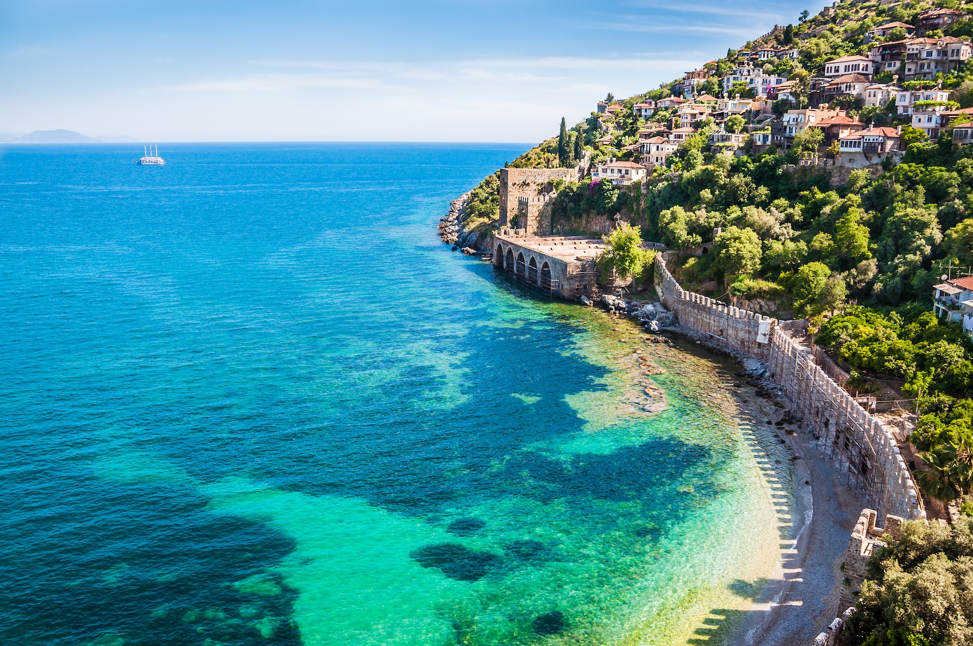 alanya turkey coastline