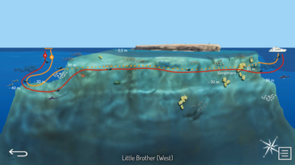 Dive Map- Little Brother