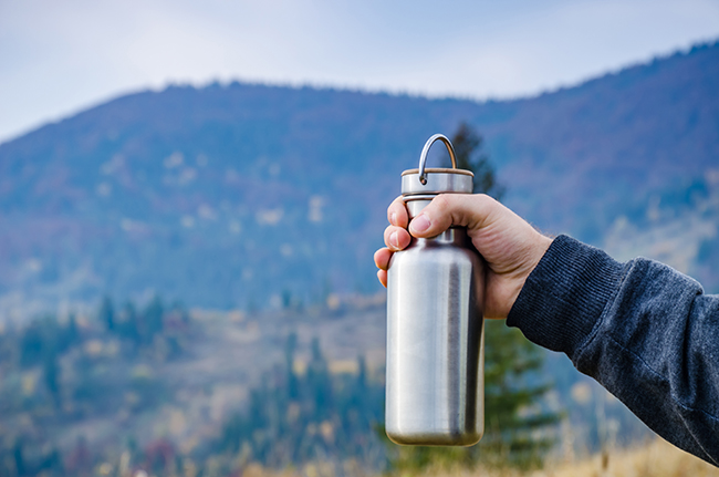 Reusable water bottle