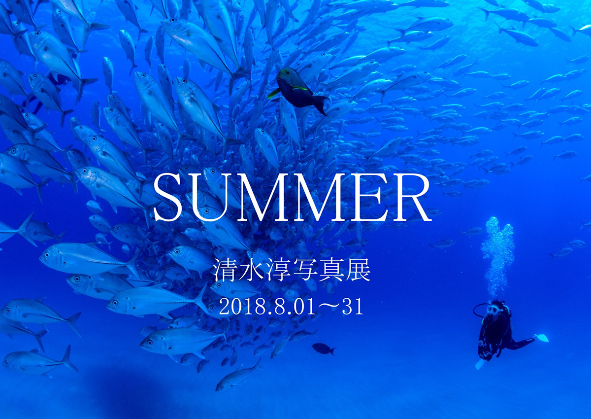清水淳写真展「SUMMER」 2018年8月1～31日に開催！