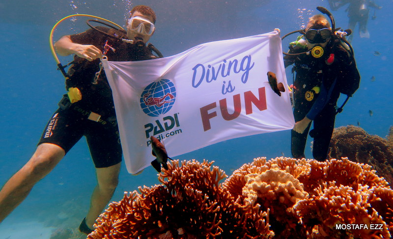 PADI AmbassaDiver Luca Hales, Diving is Fun!