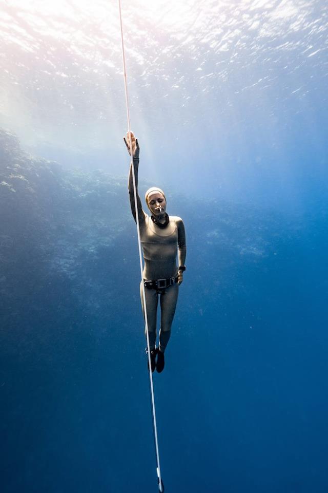 american freediver renee blundon