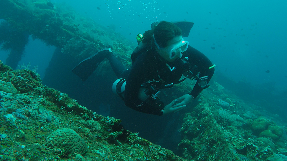 sidemount on USAT Liberty