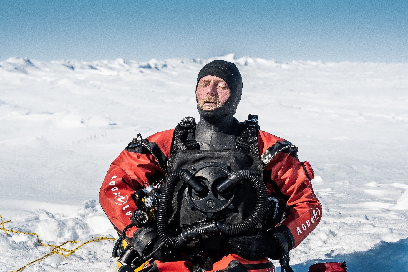 Alban Michon, Ice diving explorer