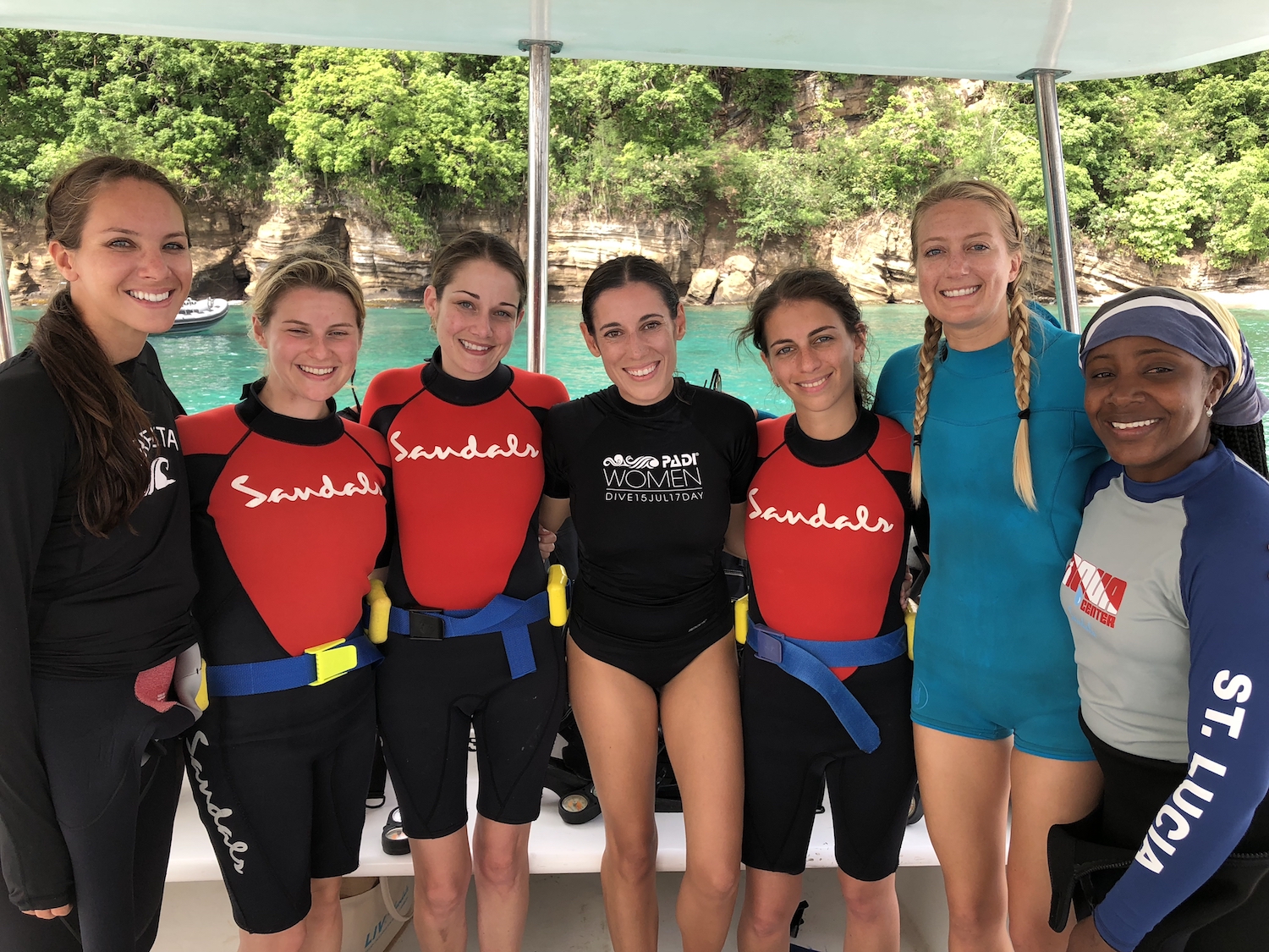 padi womens dive day in grenada