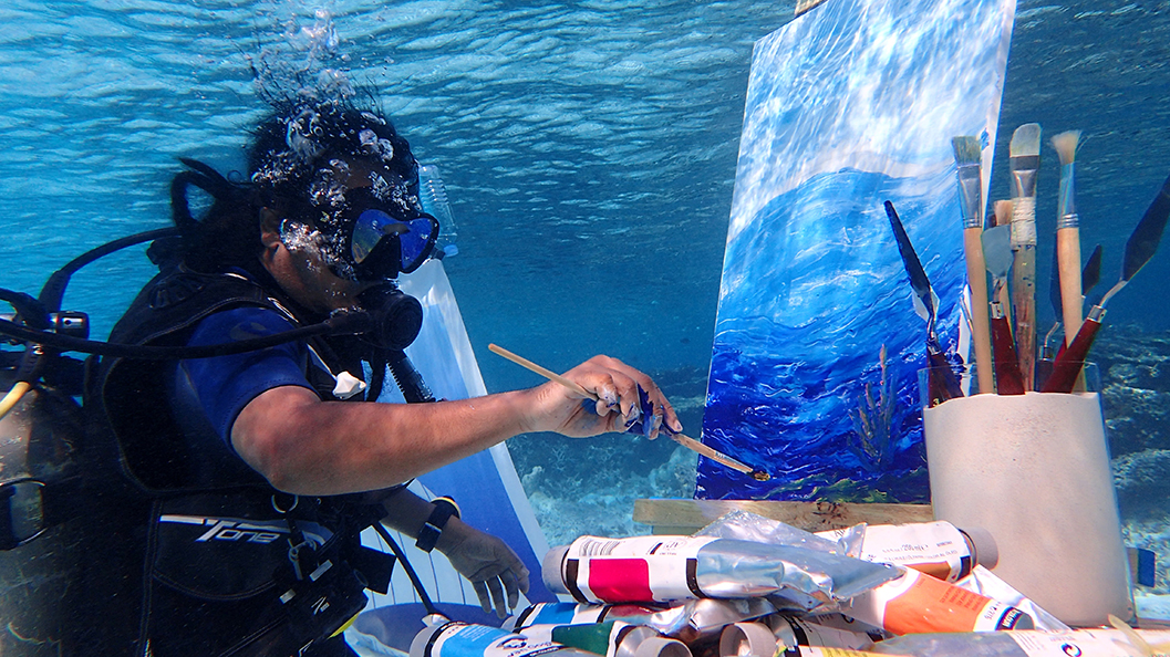 underwater paintings