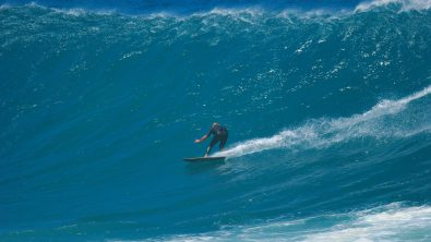 surfer in a surfing wetsuit