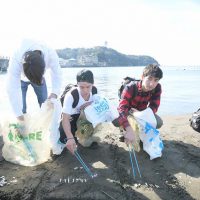 江ノ島海岸で第145回「海さくらクリーンナップ」を実施！