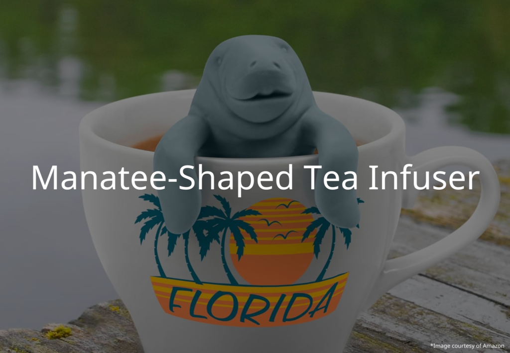 manatee shaped tea infuser gift idea