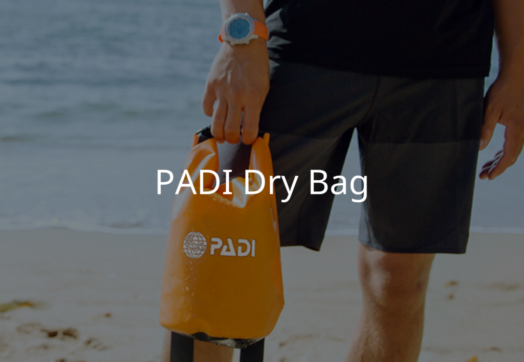 padi dry bag gift idea scuba diver