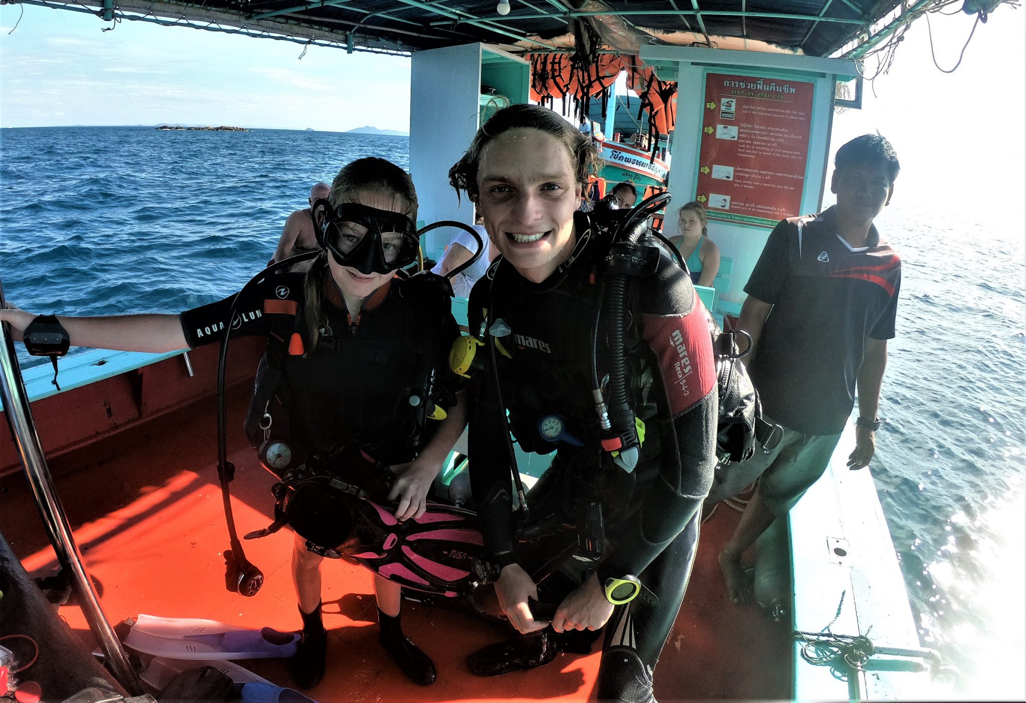 Rebecca Holt - Junior Master Scuba Diver - PADI - Koh Tao