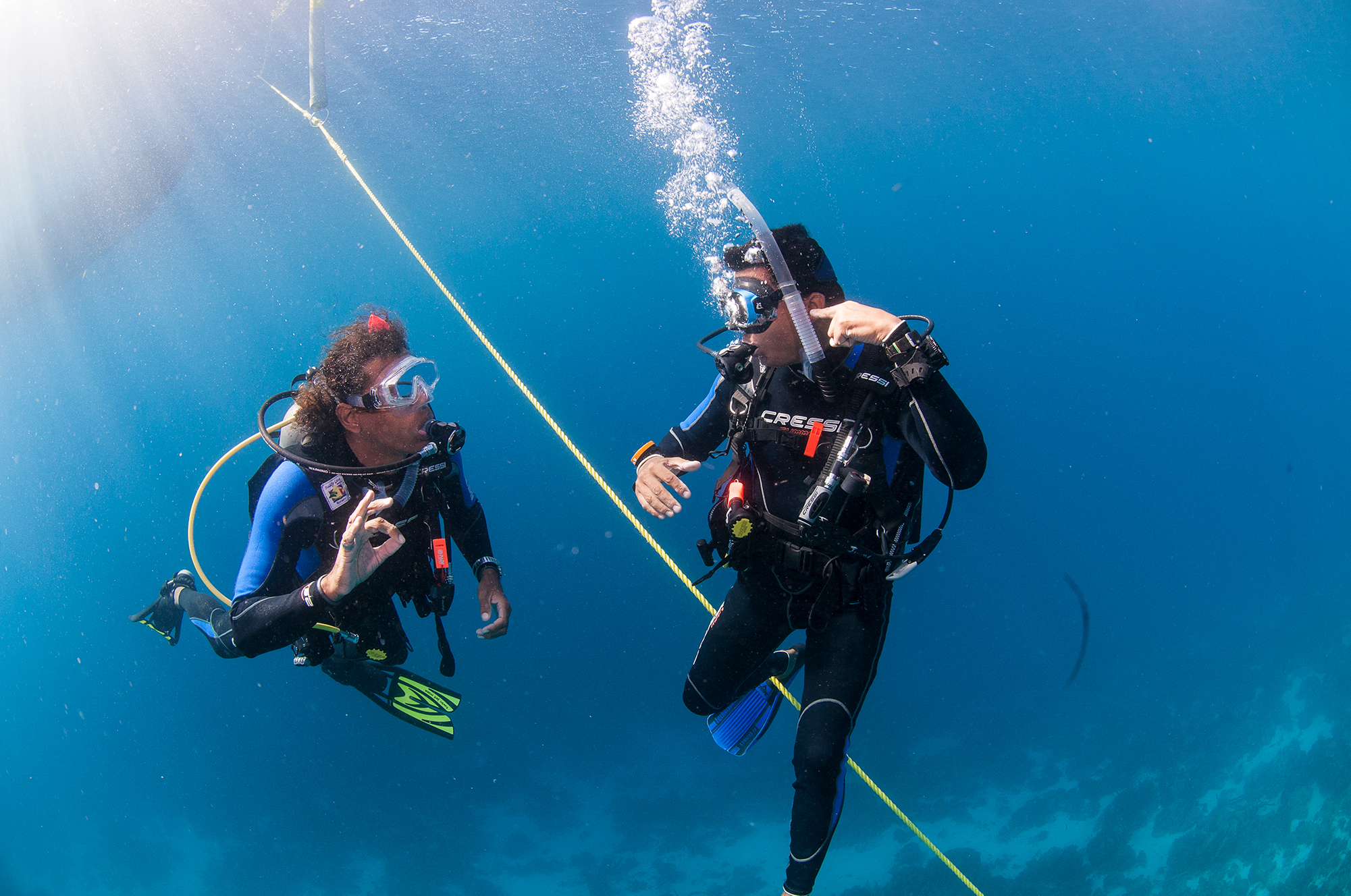 deaf people diving