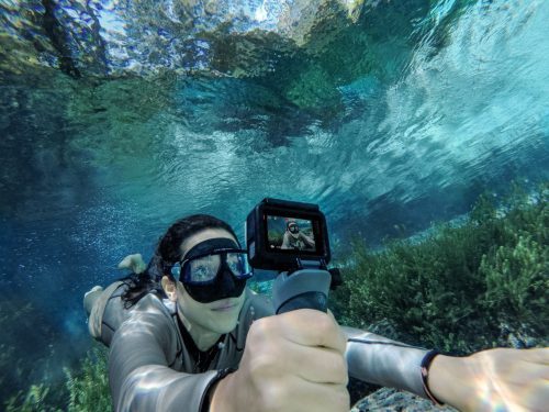 GoPro PADI scuba diving