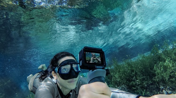 GoPro PADI scuba diving