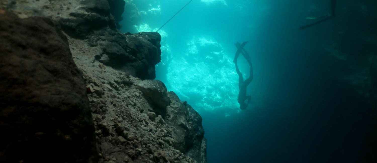 Freediving in the Mayan Underworld