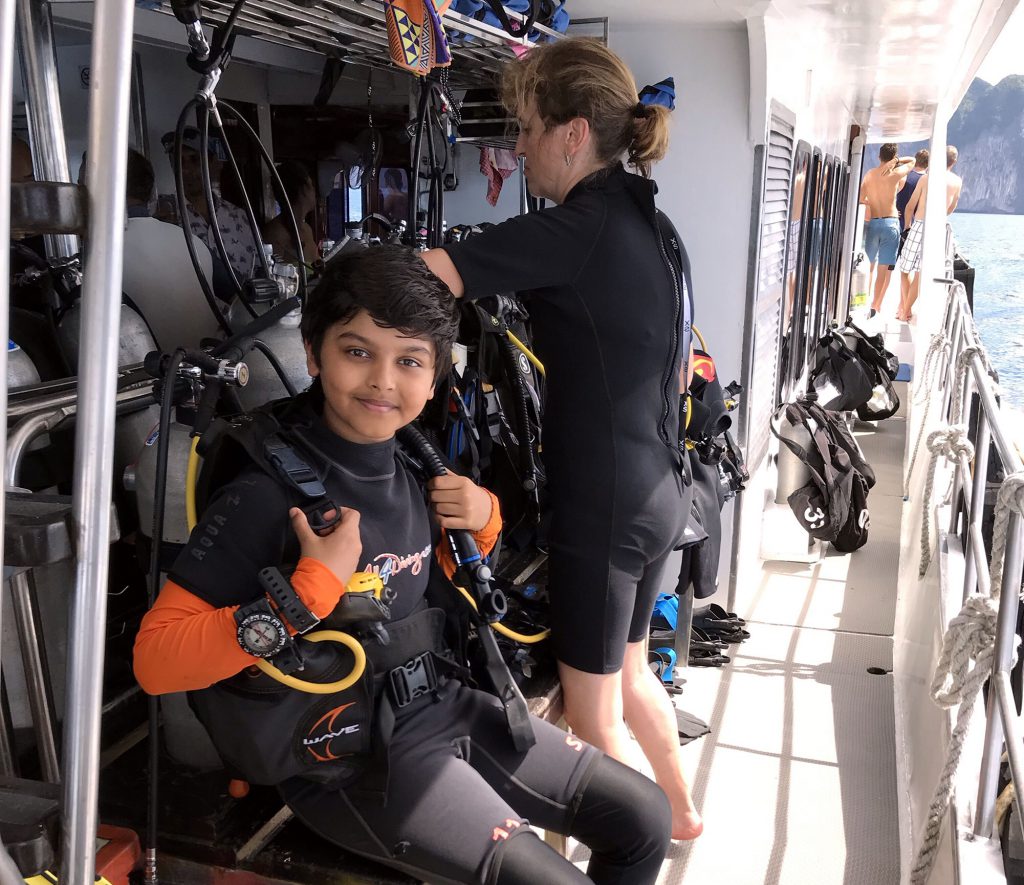 Adithya Srinivasan One of India’s Youngest PADI Junior Master Scuba