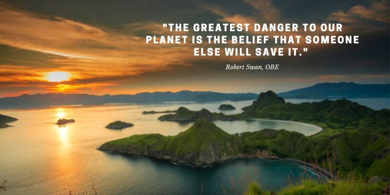 inspiring ocean quotes the greatest danger Robert Swan