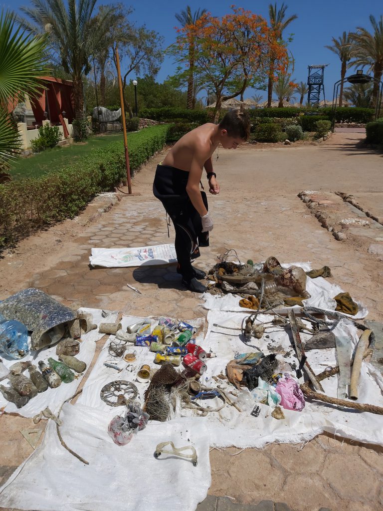 Luca Sorting Debris