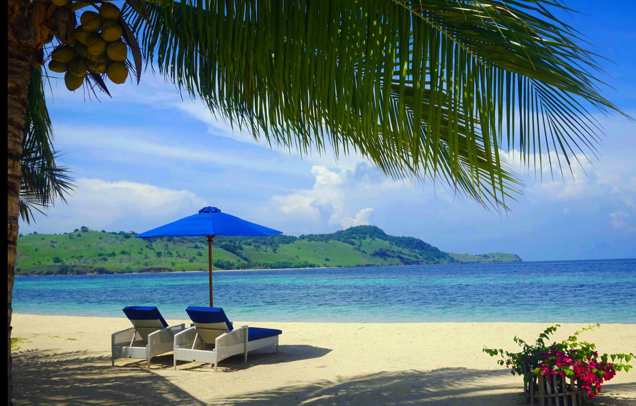 Day Bed - Komodo National Park - Indonesia - White Sand Beach - Blue Water
