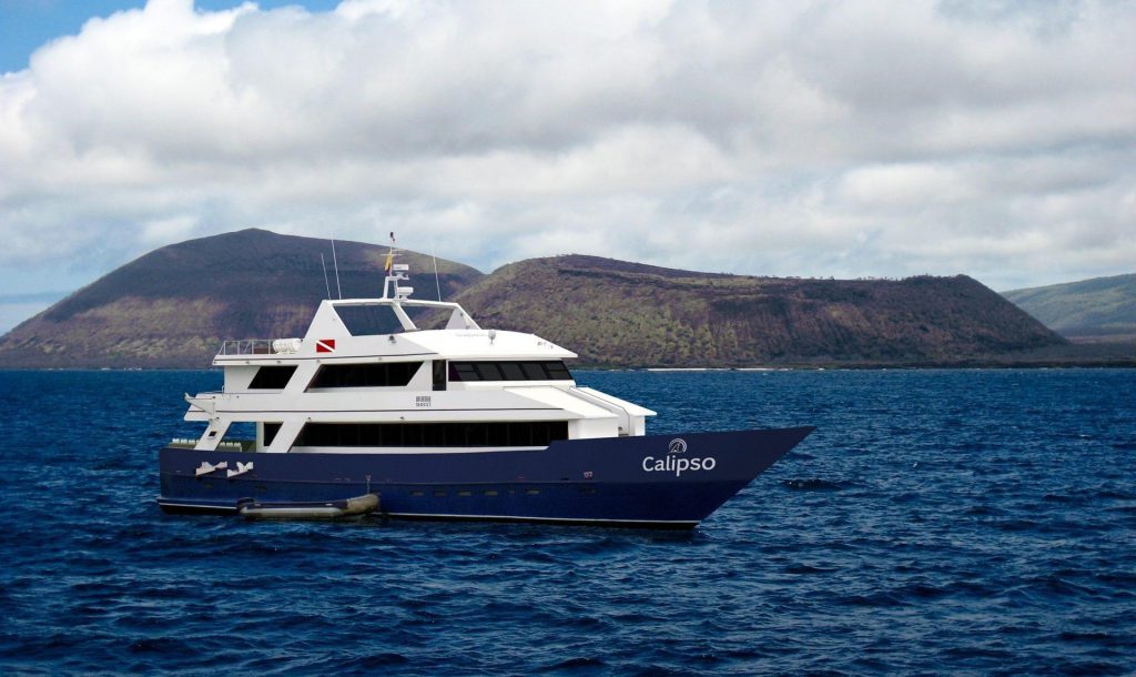 A rendering of the newly rebuilt calipso galapagos liveaboard in the galapagos islands ecuador
