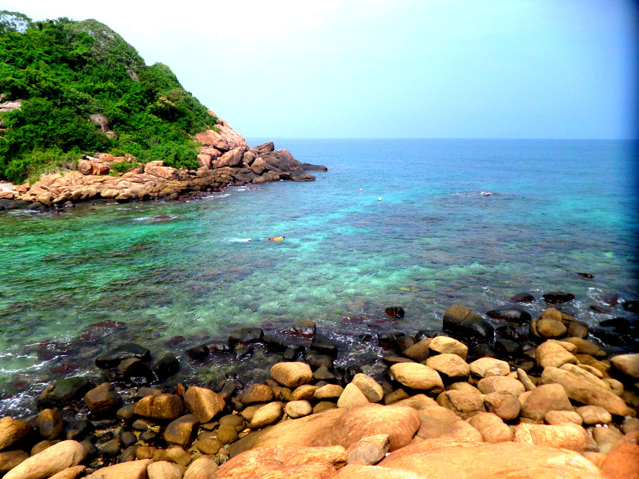Pigeon Island National Park in Trincomalee, one of two marine national parks in the country and a popular scuba destination