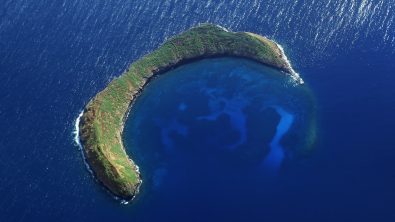 Holokini Crater Aerial View