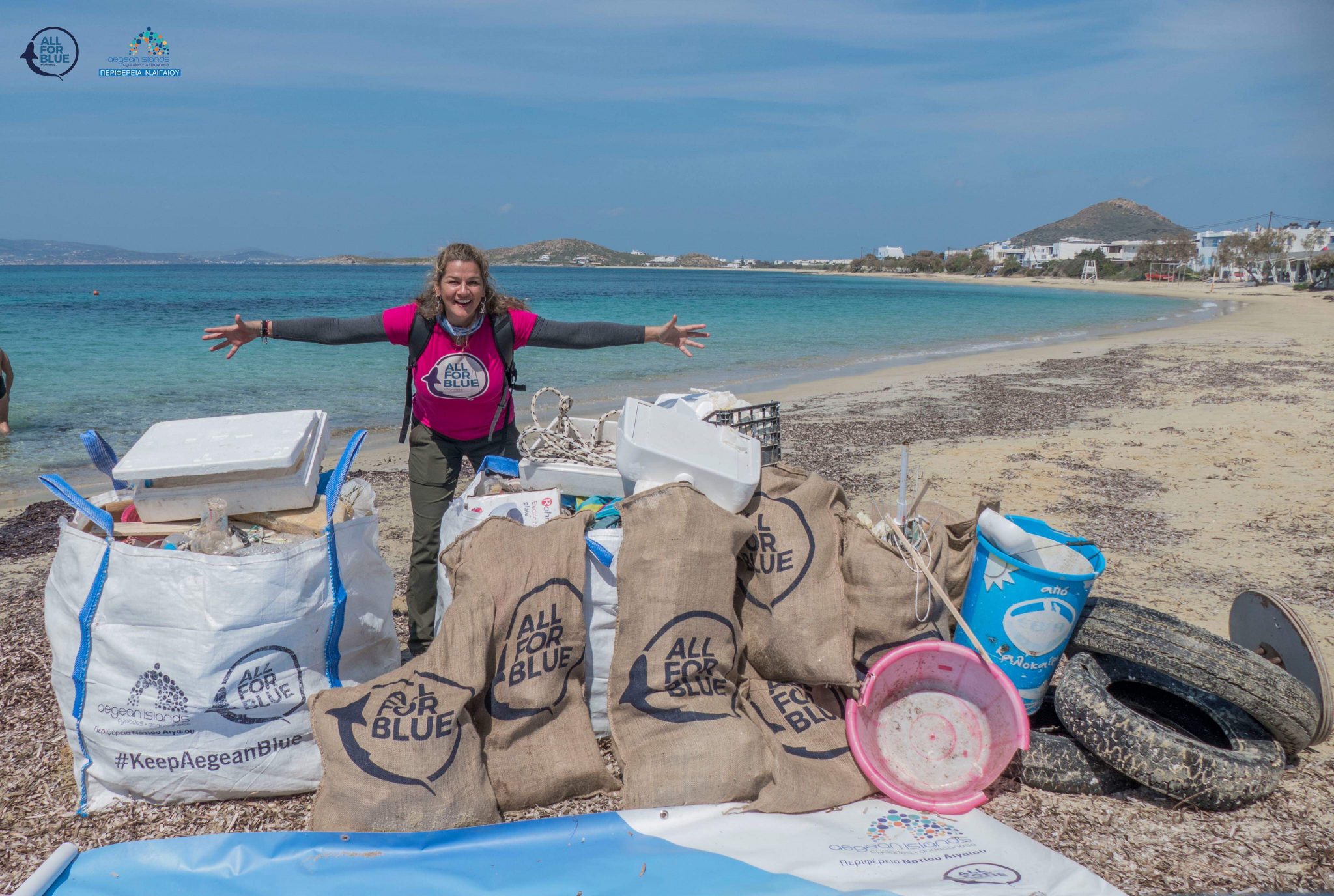 Les déchets sont collectés par All for Blue