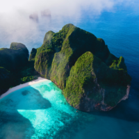 Aerial image of Koh Phi Phi, Thailand