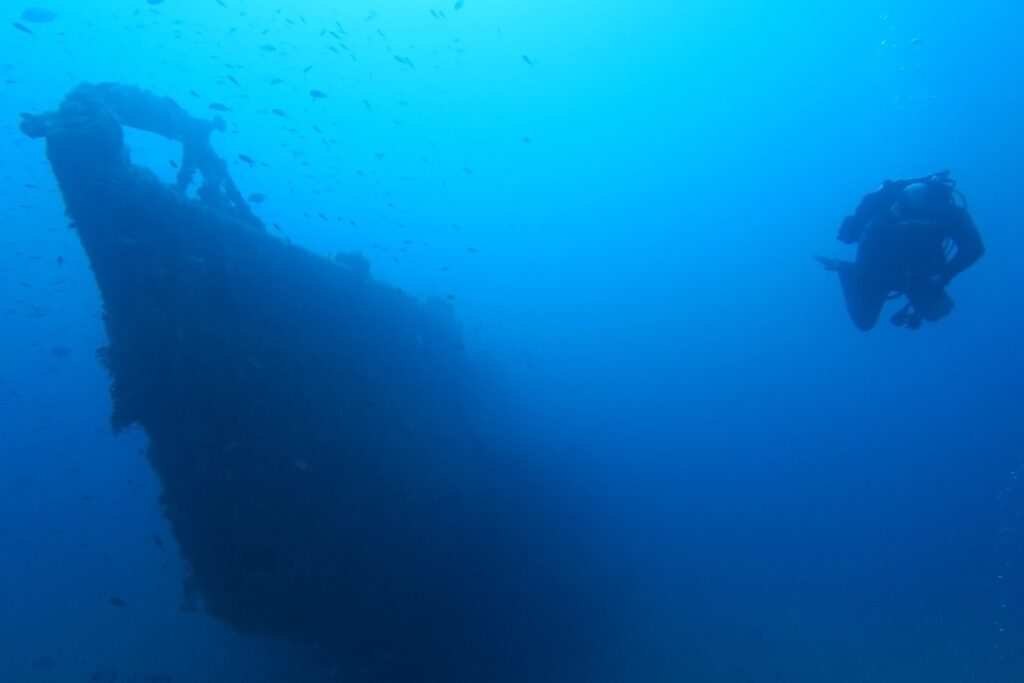 Wreck Dive, Cavalaire, French Riviera