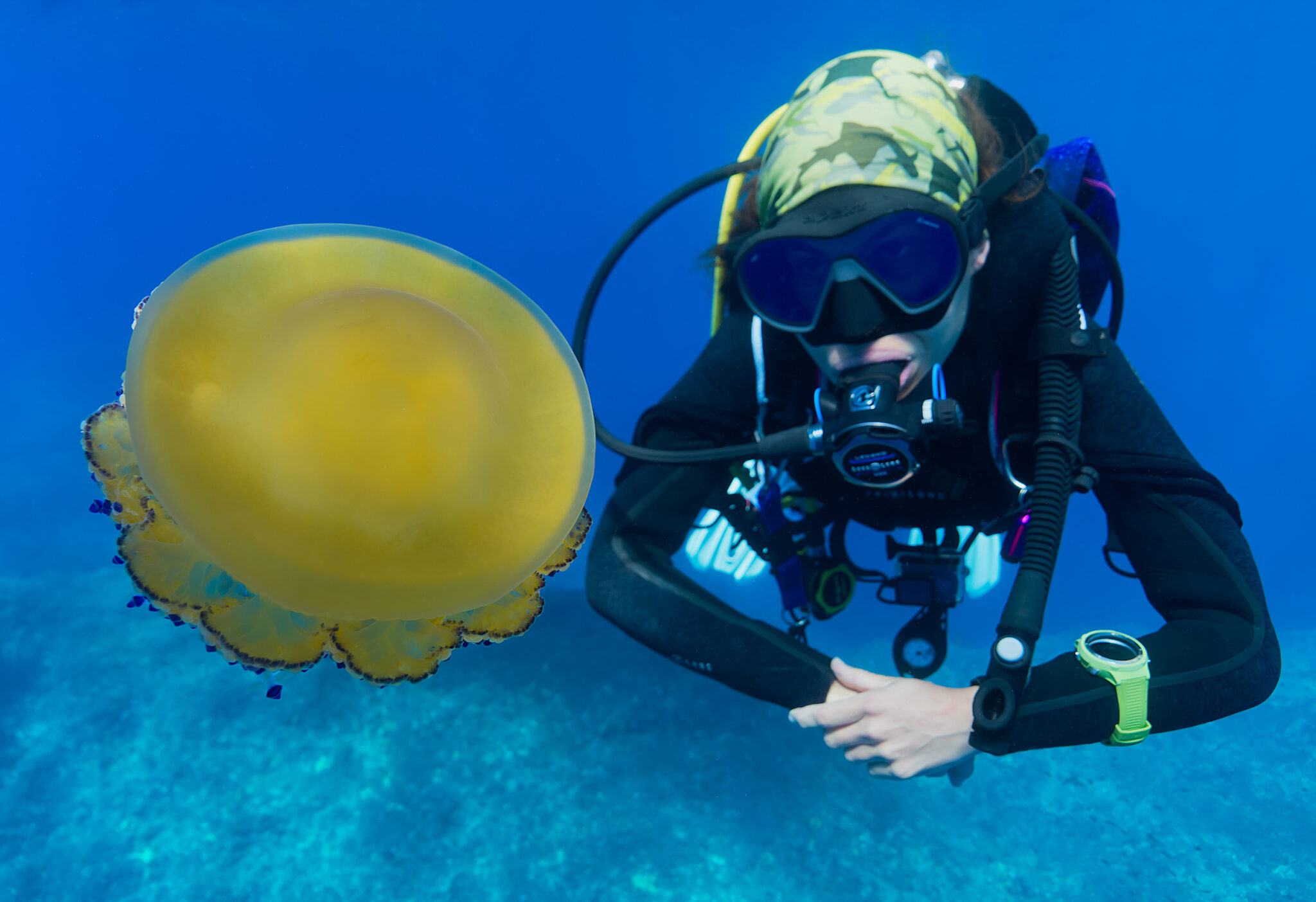 Diving in the Mediterranean Sea: Granada, Spain 