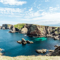 Tory Island, off the northern coast of the Emerald Isle, is one of the luckiest dive sites in Ireland.