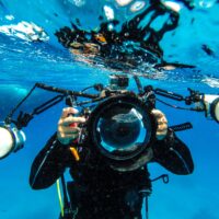 Digital Underwater Photographer - Camera - Underwater - Diver