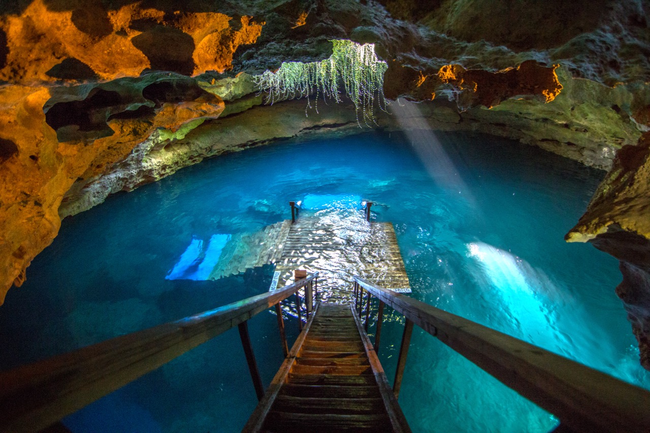 Devil's Den, a freshwater diving experience in Florida