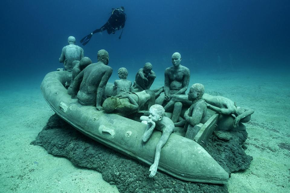dive in canary islands underwater museum