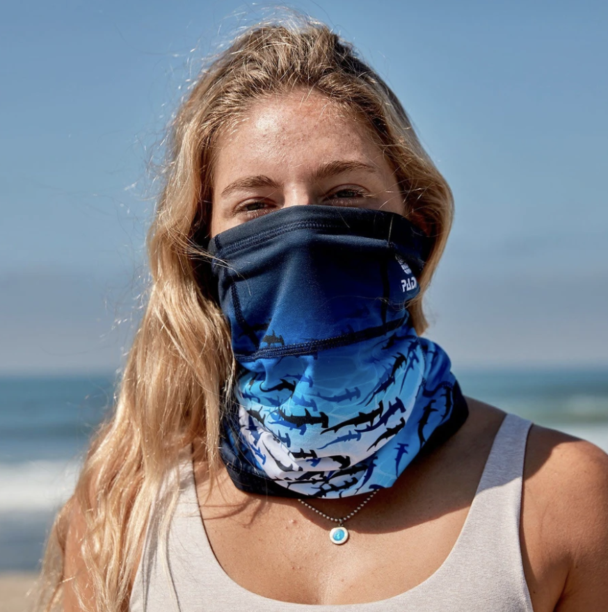 Recycled Plastic Sun Masks - hammerhead - padi