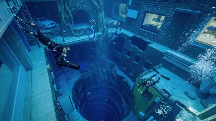 The sunken city is a centrepiece of Deep Dive Dubai