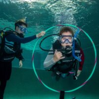 underwater drills at divers den
