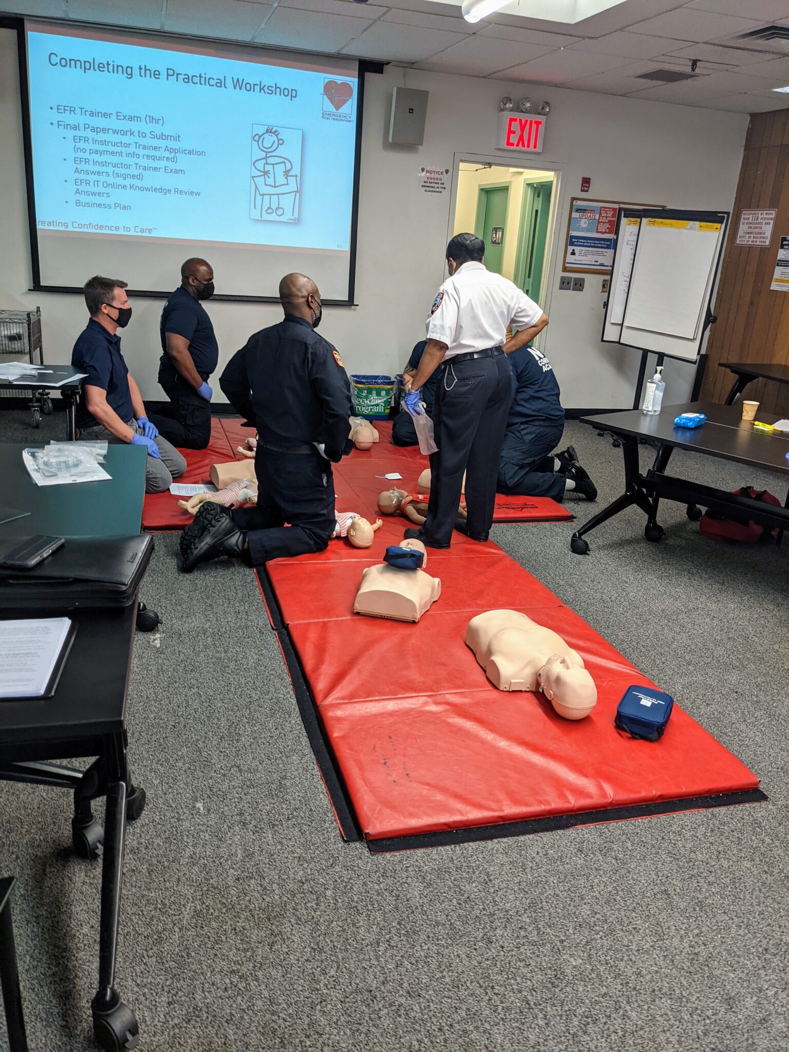 efr course at nyc department of corrections training academy