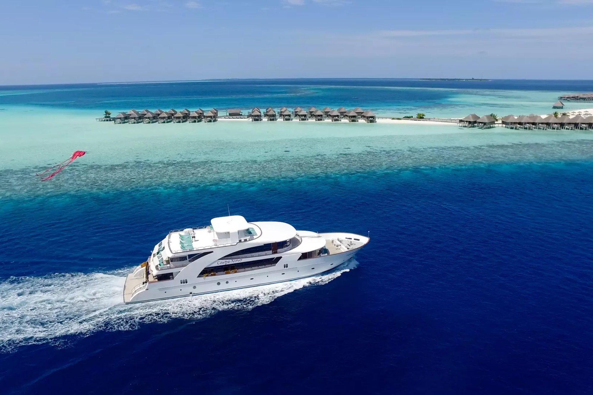 Liveaboard on the water in the Maldives 