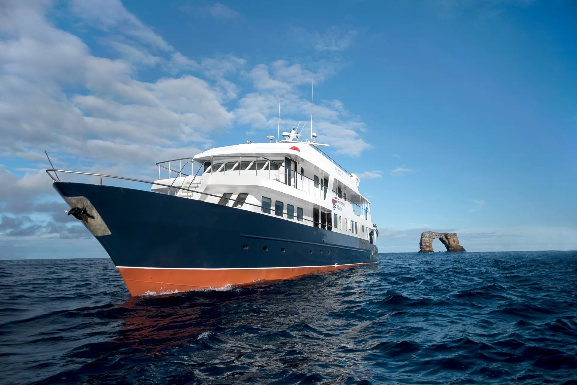 the Galapagos Explorer liveaboard boat