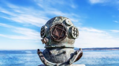 dive helmet history of diving