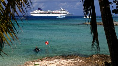 cruise ship diving