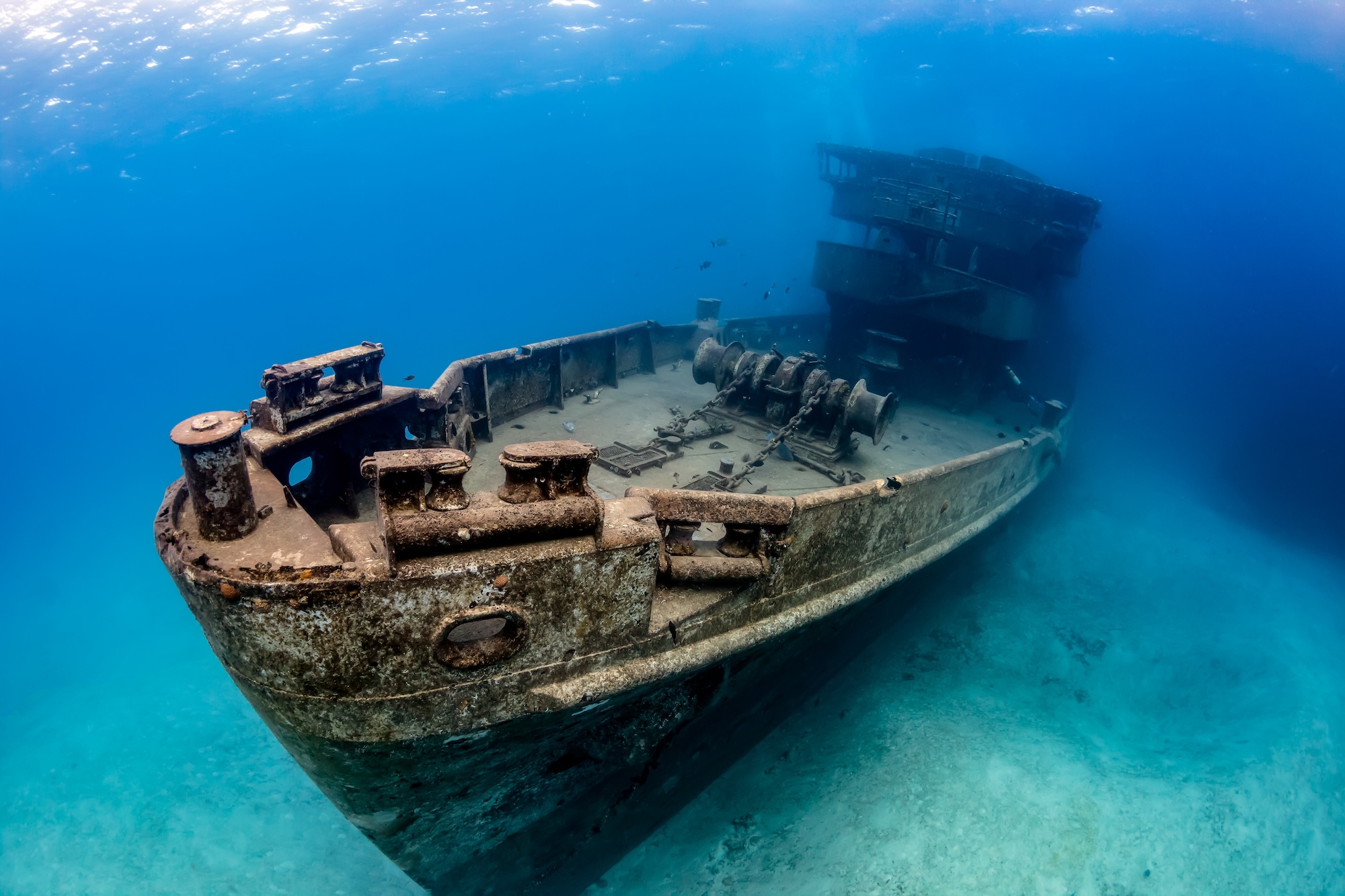 shutterstock image Underwater Wreck of the USS Kittiwake