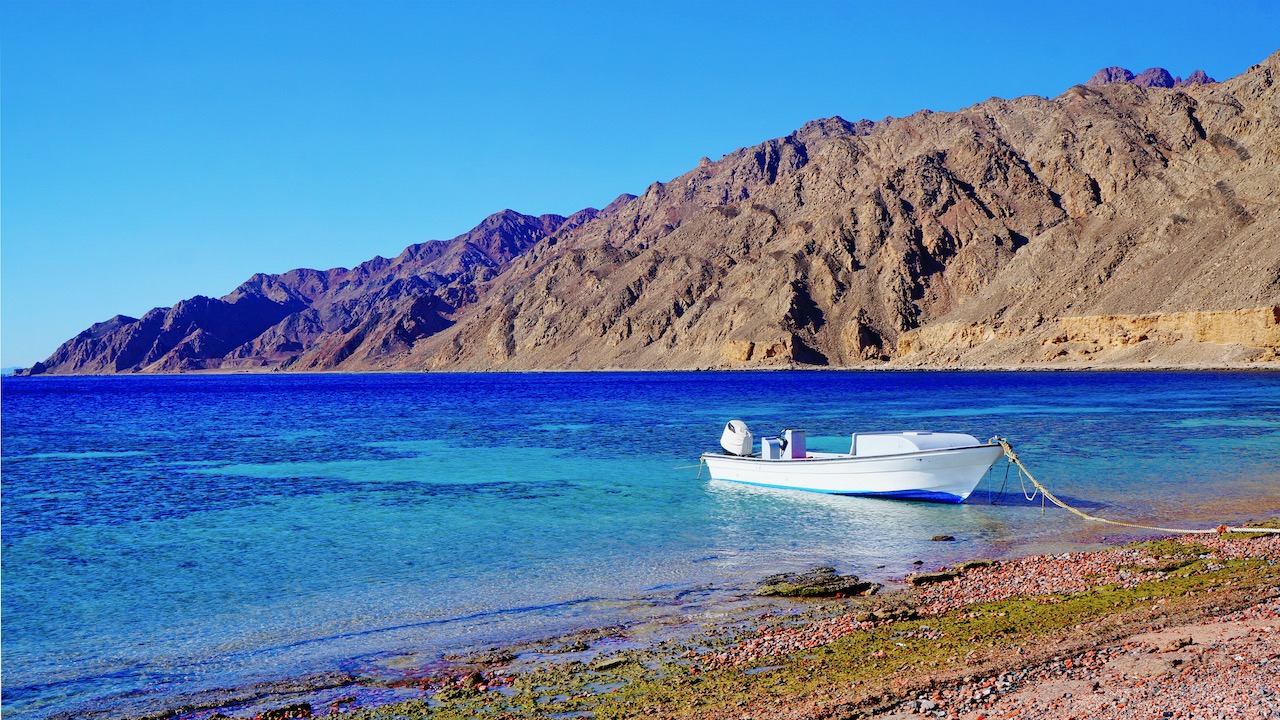 Ras Abu Galum, near Dahab, on Red Sea South Sinai, Egypt, Middle East