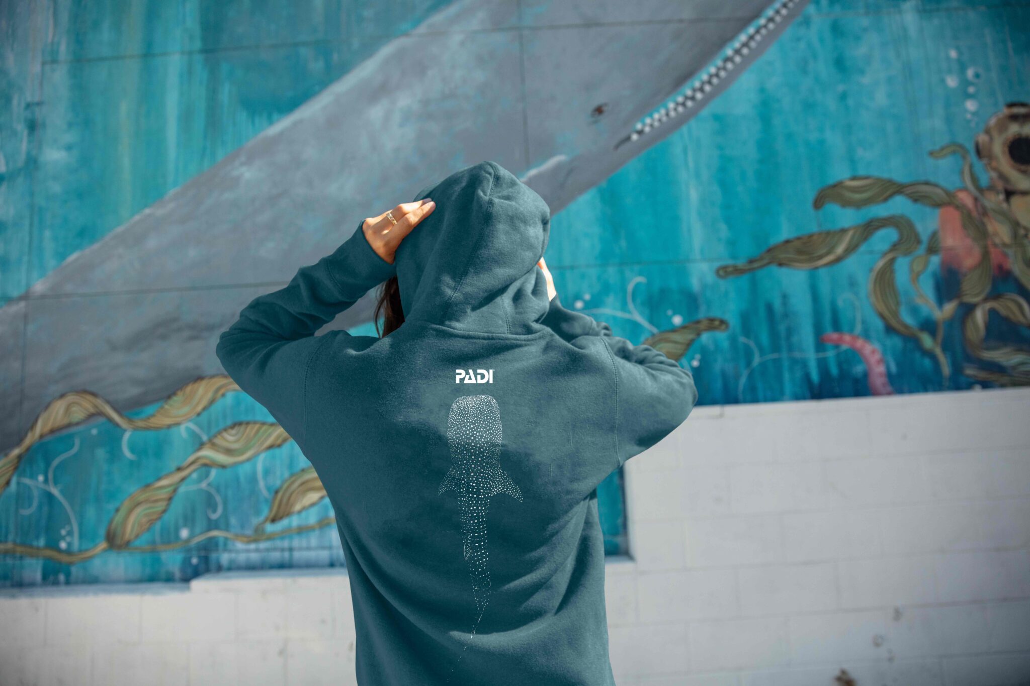 Teal Whaleshark Hoodie